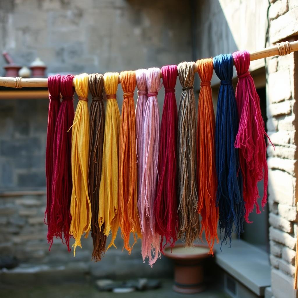 Naturally dyed textiles